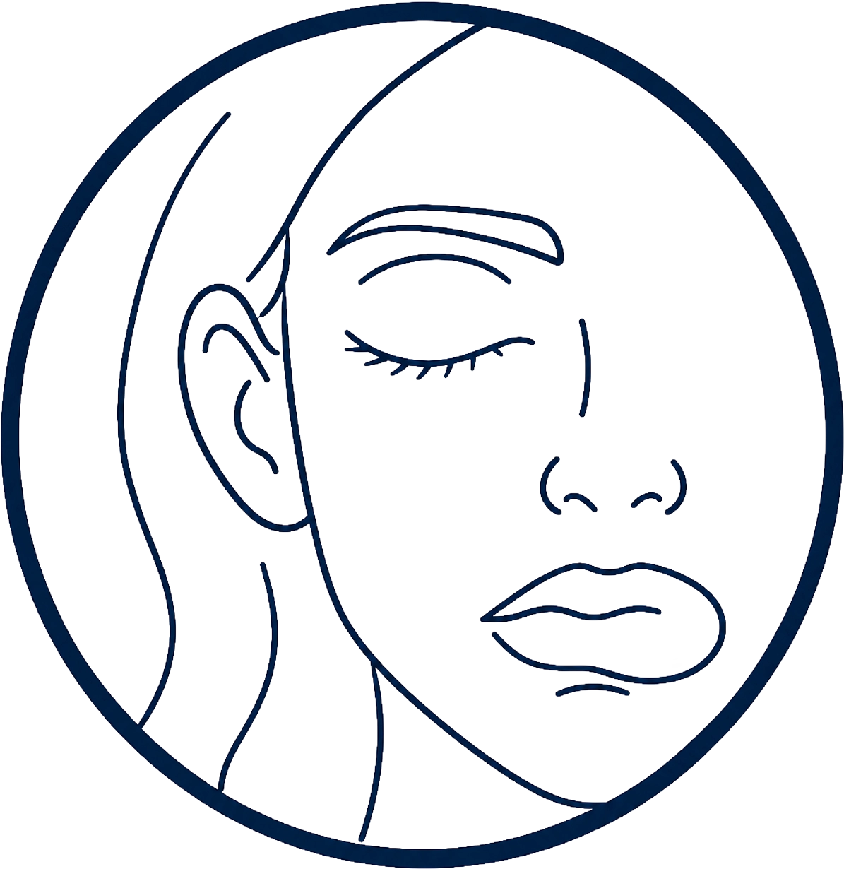 Ilustração representando angioedema, inchaço alérgico